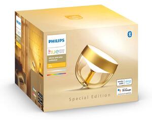 Philips Hue Iris WACA LED asztali lámpa, arany, dimmelhető, Sárgaréz / arany, Nappali / Étkező, Műanyag, Modern