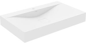 Mexen Poli konglomerát mosdókagyló 1/O 80 x 48 cm, fehér - 23028001