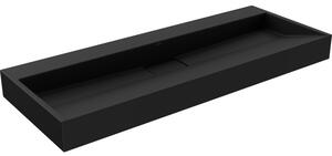 Mexen Ava pult fölötti mosdó konglomerátumból B/O 120 x 46 cm, fekete - 23011270