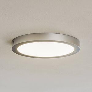 Paulmann Abia LED panel Ø 30cm 2700K matt króm, Alu / szürke / cink, Nappali / Étkező, Műanyag, Modern