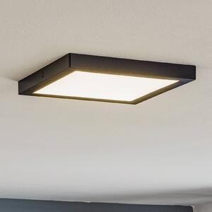 Paulmann Abia LED panel 30x30cm 2700K fekete, Fekete, Nappali / Étkező, Műanyag, Modern