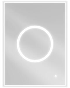 Mexen Koga, LED fürdoszobai tükör háttérvilágítással 60 x 80 cm, 6000K, páramentes, 9821-060-080-611-00