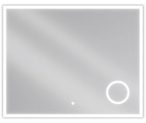 Mexen Kala, LED fürdoszobai tükör háttérvilágítással és kozmetikai tükörrel 100 x 80 cm, 6000K, páramentes, 9820-100-080-611-00