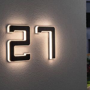 Paulmann LED Solar House 8-as számú napelemes ház, Fekete, Műanyag, Modern