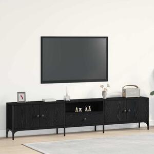 TV szekrény 200 x 25 x 44 cm Musta tammi Szerelt fa