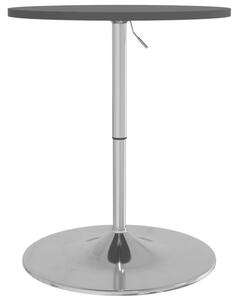 VidaXL Bárasztal - Fekete Fa - Állítható Magasság - 60cm