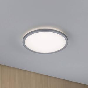 Paulmann Atria Shine LED panel, króm, Ø29 cm, 3000 K, be-/kikapcsoló, IP20, Alu / szürke / cink, Nappali / Étkező, Műanyag, Modern