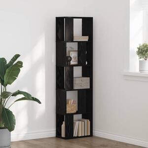 Könyvszekrény 5.0 szintes 45 x 23,5 x 162,5 cm Fekete tölgy