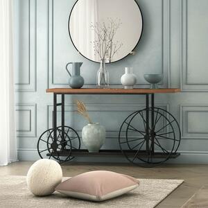 Asztalka Bike, fekete, 148x28x85 cm