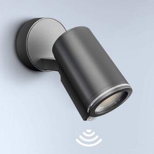 STEINEL One S érzékelős kültéri spotlámpa, antracit, IP44, Fekete, Alumínium, Modern