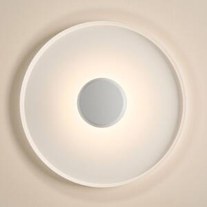 Vibia Top LED fali világítás Ø 60 cm fehér, dimmelhető, Fehér / opál, Nappali / Étkező, fém, Modern