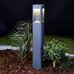 Lucande LED-es útvilágító lámpa Annika, antracit, fém, 80 cm, Fekete, Alumínium, Modern