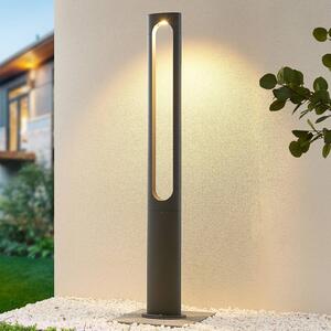 Lucande Dovino LED árbóc lámpa, 150 cm, Fekete, Alumínium, Modern