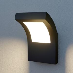 Arcchio LED kültéri fali világítás Advik, IP65, antracit, fém, Fekete, Alumínium, Modern