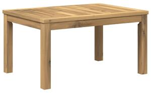 Dohányzóasztal Fehér 49 x 68,5 x 36 cm Tömör Akácfa