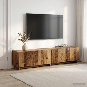 TV állvány 179.5 x 34.5 x 40 cm Antik Fa Szerelt Fa