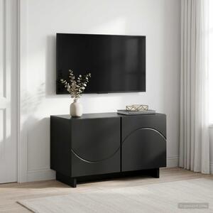 TV állvány 60 x 34,5 x 40 cm Fekete Szerelt Fa
