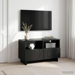 TV állvány 60 x 34.5 x 40 cm Fekete Szerelt Fa
