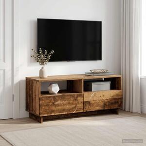 TV állvány 90 x 34,5 x 40 cm Antik Fa Szerelt Fa