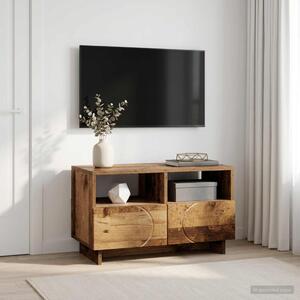 TV állvány 60 x 34.5 x 40 cm Antik Fa Szerelt Fa