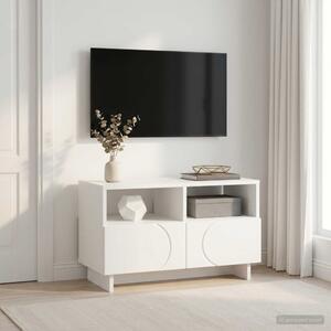 TV állvány 60 x 34,5 x 40 cm Fehér Szerelt Fa