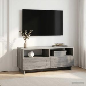 TV állvány 90 x 34.5 x 40 cm Szürke Sonoma Szerelt Fa
