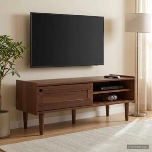 TV szekrény BILBAO 114 x 40 x 45 cm Sötét karamell