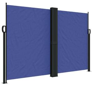 VidaXL kék behúzható oldalsó napellenző 160x1000 cm