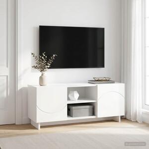 TV állvány 90 x 34.5 x 40 cm Fehér Szerelt Fa