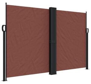VidaXL barna behúzható oldalsó napellenző 160 x 1000 cm