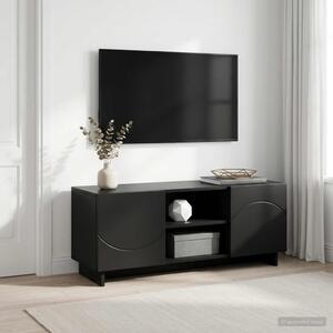 TV állvány 90 x 34.5 x 40 cm Fekete Szerelt Fa