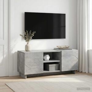 TV állvány 90 x 34.5 x 40 cm Betonszürke Szerelt Fa