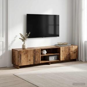 TV állvány 180 x 34,5 x 40 cm Antik Fa Szerelt Fa