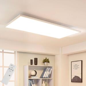 Arcchio LED panel Arya, fényerőszabályzó, 119 cm x 59 cm, fém, dimmelhető, Fehér / opál, Dolgozószoba / Iroda, Műanyag