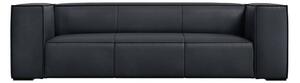 Fekete bőr kanapé 227 cm Madame – Windsor & Co Sofas