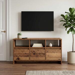 TV szekrény 102 x 37,5 x 52,5 cm Antik Fa Szerelt Fa