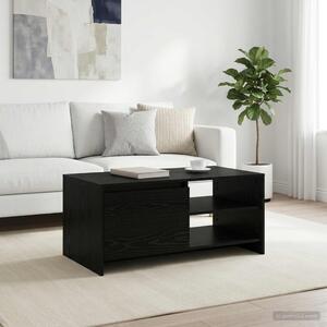 Dohányzóasztal Fekete Tölgy 102 x 50 x 45 cm Szerelt fa