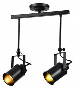 Lámpa Mennyezeti lámpatest DEMIR 2,3994, AC220-240V, 50/60Hz, 2*E27, IP20, dupla, fekete