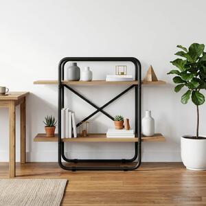 Könyvespolc 2 szintes 60 x 35 x 70 cm PB Kézműves Tölgy