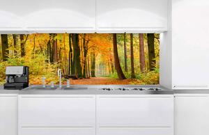 Konyhai fotótapéta - őszi erdő 180 x 60 cm