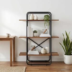Könyvespolc 3 szintes 60 x 35 x 105 cm PB Tölgyfa