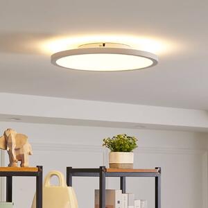 Arcchio LED mennyezeti lámpa Brenda, Ø 40 cm, CCT, távvezérléssel, dimmelhető, Fehér / opál, Nappali / Étkező, Modern