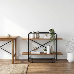 Könyvespolc 2 szintes 100 x 35 x 70 cm PB Tölgyfa
