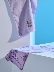 Sinsay - Pamut törölköző 2 db Stitch - levendula