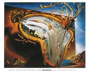 Soft Watch at the Moment of First Explosion, 1954 Festmény reprodukció, Salvador Dalí, (70 x 50 cm)