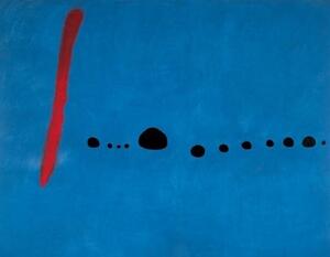Művészeti nyomat Blue II, Joan Miró