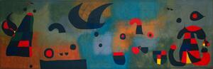 Peinture murale Festmény reprodukció, Joan Miró, (120 x 40 cm)