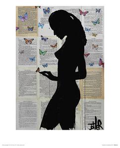 Loui Jover - Butterflies Festmény reprodukció, (30 x 40 cm)
