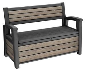 Kerti pad Keter Deco Garden Bench Ashwood