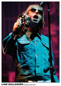 Plakát Liam Gallagher - Oasis Glasgow 2000, (59.4 x 84.1 cm)
